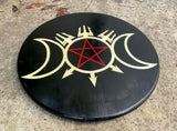 Large HEKATE // Primal Craft // 24 Inch Wooden Altar Piece - Queen Of Hell