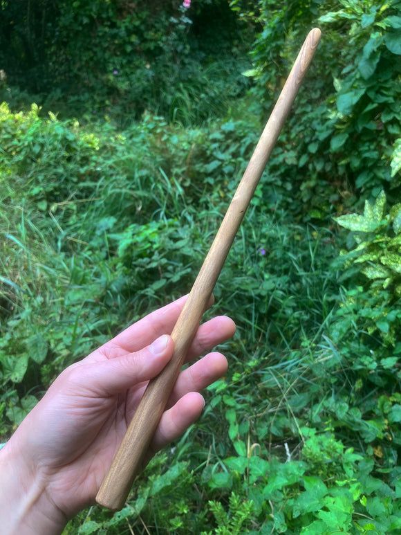 ABRAMELIN WAND (Almond Wood) - Made by Frater Ashen Chassan
