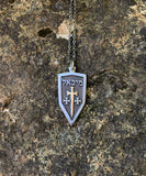 ARCHANGEL MICHAEL TALISMAN - made by AIDAN WACHTER (.825 Sterling Silver & Gold)
