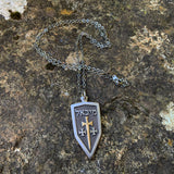 ARCHANGEL MICHAEL TALISMAN - made by AIDAN WACHTER (.825 Sterling Silver & Gold)