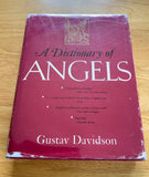A DICTIONARY OF ANGELS - Gustav Davidson (HB, 1969, The Free Press, NYC)