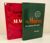 THE MAGICIAN - His Training & Work / APPRENTICED TO MAGIC - W.E. BUTLER (2 x HB, Aquarian 1972)