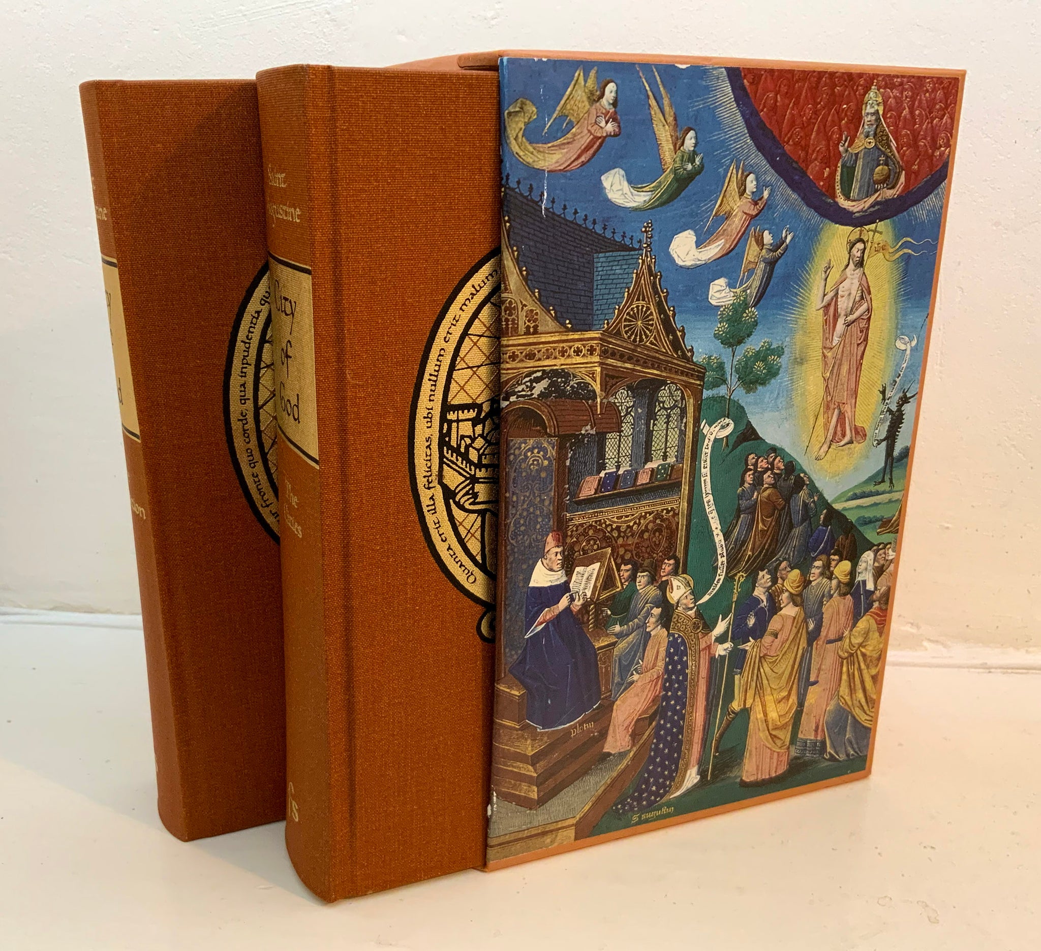 CITY OF GOD - St. Augustine (2 Vols. Hardback, Folio Society, 1st