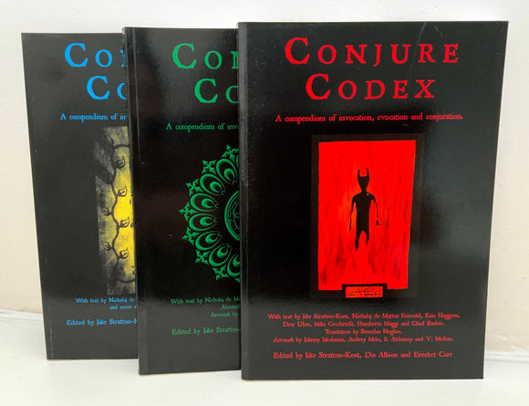 CONJURE CODEX JOURNAL - 3 Volumes (Hadean Press, 2011-2017)