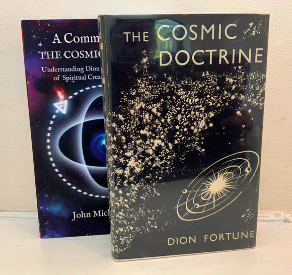 THE COSMIC DOCTRINE (2 Vol. Set) - Dion Fortune (Hardback, 1966, Helios Book Services) + Commentary (John Michael Greer)
