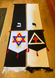 GOLDEN DAWN RITUAL ITEMS - Temple Banners + Pillars SET
