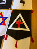 GOLDEN DAWN RITUAL ITEMS - Temple Banners + Pillars SET
