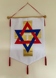 GOLDEN DAWN RITUAL ITEMS - Temple Banners + Pillars SET
