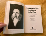 THE HEPTARCHIA MYSTICA OF JOHN DEE - A primer of Hermetic Science & Magical Procedures - Edited by Robert Turner (Paperback, Aquarian Press, 1986)
