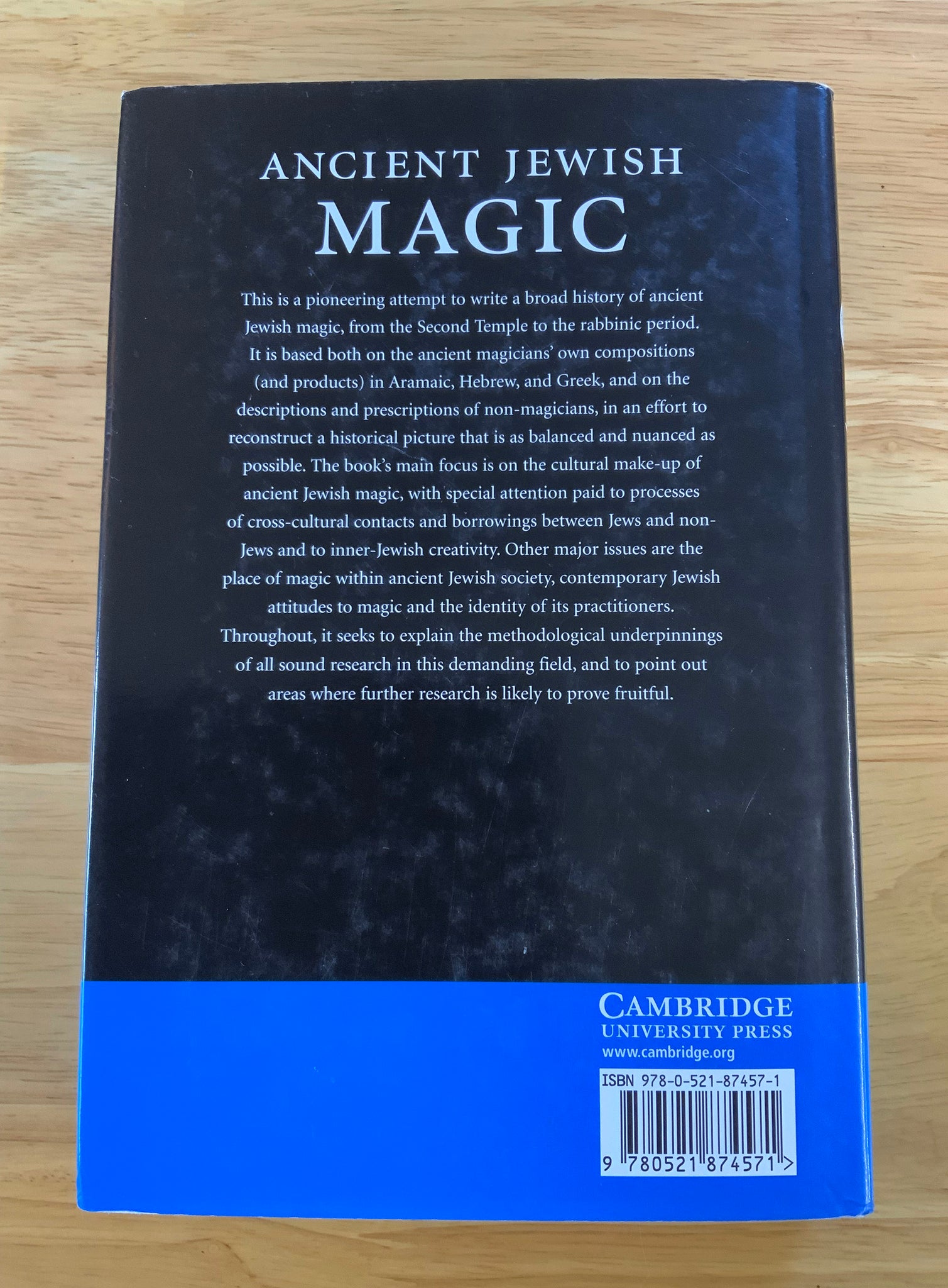 Hebrew Magic Book ANCIENT JEWISH MAGIC - A History - Gideon Bohak (Cambridge University ...