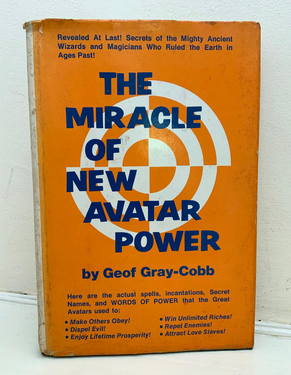 THE MIRACLE OF NEW AVATAR POWER - Geof Gray-Cobb (Hardback, Parker Publishing 1974)