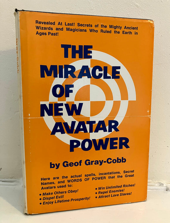 THE MIRACLE OF NEW AVATAR POWER - Geof Gray-Cobb (Hardback, Parker Publishing 1974)