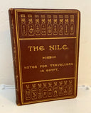 THE NILE - Notes for Travellers in Egypt - E.A. Wallis Budge (1905, original flexi-cover, Thos. Cook, & Son, London)