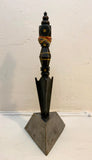 BLACK IRON PHURBA w/ stand