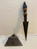 BLACK IRON PHURBA w/ stand