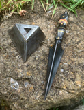 BLACK IRON PHURBA w/ stand