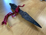 OLD WOODEN PHURBA - Nepalese Shaman's Ritual Phubra / Dagger