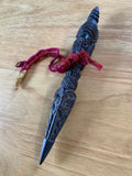 OLD WOODEN PHURBA - Nepalese Shaman's Ritual Phubra / Dagger