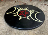 Large HEKATE // Primal Craft // 24 Inch Wooden Altar Piece - Queen Of Hell