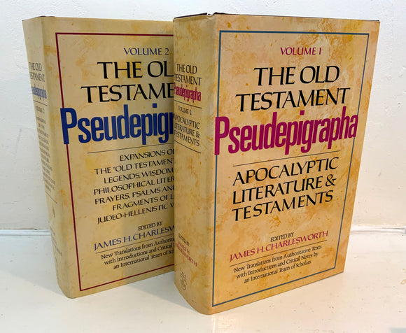 THE OLD TESTAMENT PSEUDEPIGRAPHA (2 Vols) - Apocalyptic Literature & Lost Works (Yale University Press, 2009)