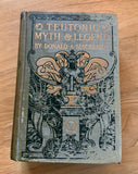 TEUTONIC MYTH & LEGEND - Donald A. Mackenzie (Hardback, 1912, Gresham Publishing Company, London.)