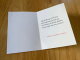 XOANON Promotional Material + Joseph Uccello / THREE HANDS PRESS Christmas Card