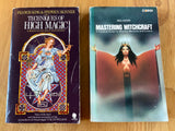 VINTAGE PAPERBACK SET // Mastering Witchcraft, Techniques of High Magic, Necronomicon etc