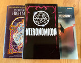 VINTAGE PAPERBACK SET // Mastering Witchcraft, Techniques of High Magic, Necronomicon etc