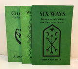 AIDAN WACHTER - 3 Vol Set (Six Ways, Weaving Fate, Changeling) New Copies, Red Temple Press / Ygret Niche Publishing, 2018-2021
