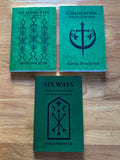 AIDAN WACHTER - 3 Vol Set (Six Ways, Weaving Fate, Changeling) New Copies, Red Temple Press / Ygret Niche Publishing, 2018-2021