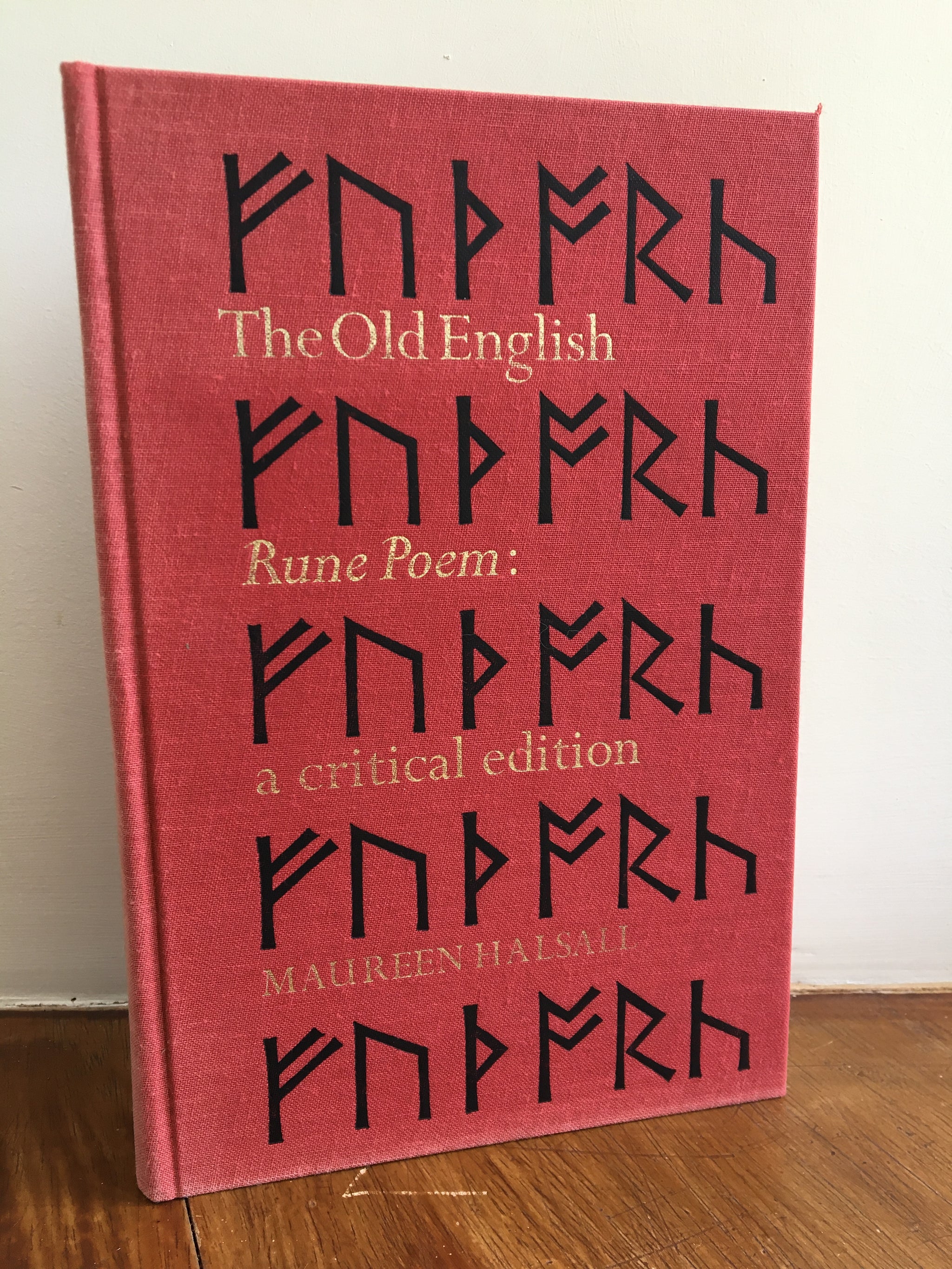 【中古】 The Old English Rune Poem A Critical Edition Maureen Halsall Norse, Mythology and Anglo-Saxon – Faustus Antiquarian